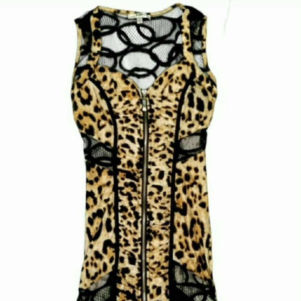 Leapord Print Party Dress